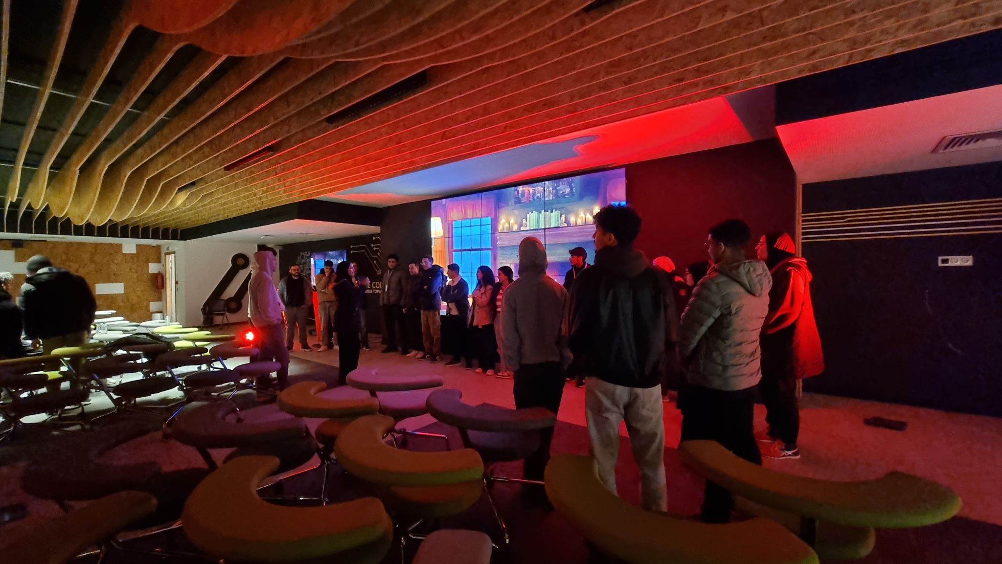 AMLD Africa community together at an event